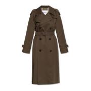 Burberry Bomull trenchcoat Green, Dam