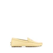 Tod's Gula Läderloafers Yellow, Dam