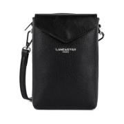 Lancaster Dubbel Zip Smartphone Pouch Maya Svart Black, Dam