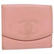 Chanel Vintage Pre-owned Laeder plnbcker Pink, Dam