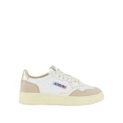 Autry Medalist Låga Sneakers Beige, Dam