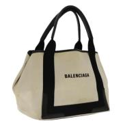 Balenciaga Vintage Pre-owned Canvas balenciaga-vskor Beige, Dam