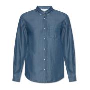 Officine Générale Denim skjorta Blue, Herr