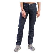 A.p.c. Japanskt Rått Stretch Denim Jeans Blue, Herr