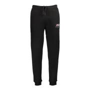 Fila Sportig elastisk byxa med tryck Black, Herr