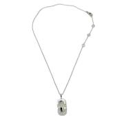 Bvlgari Vintage Pre-owned Silver halsband White, Dam