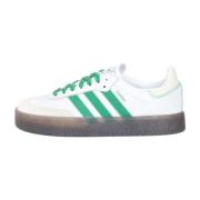 Adidas Originals Gröna och vita Samba Sneakers White, Herr