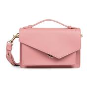 Lancaster Elegant Flap Handväska med Lås - Zoé 480-011 Pink, Dam