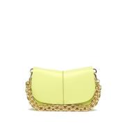 Gianni Chiarini Helena Round Crossbody Väska Green, Dam