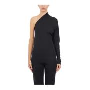 Rick Owens Svart Diana Top T-shirt Black, Dam