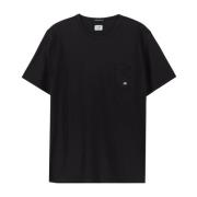 C.p. Company Merceriserad Jersey Bröstficka T-shirt Black, Herr