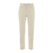 Ami Paris Ivory Denim Jeans Beige, Dam