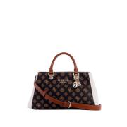 Guess Stilren Mocha Multi Axelväska Brown, Dam