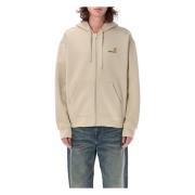 Carhartt Wip Scrip Full Zip Hoodie Brown, Herr