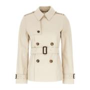 Burberry Stilig Trench Coat för Män Beige, Dam