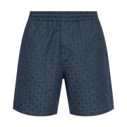 Givenchy Monogram Shorts Gray, Herr