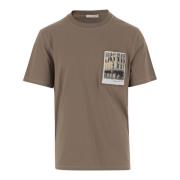 Helmut Lang Stiliga T-shirts och Polos Brown, Herr