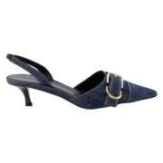 Givenchy Voyou Raw Denim Pumps Blue, Dam