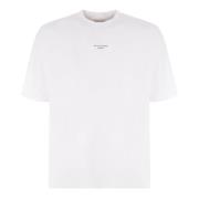 Drole de Monsieur Klassisk Slogan T-shirt Vit Bomull White, Herr