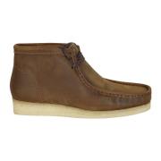 Clarks Klassisk Wallabee Stil Boot Brown, Herr