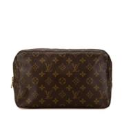 Louis Vuitton Vintage Pre-owned Canvas kuvertvskor Brown, Dam