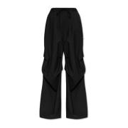 MM6 Maison Margiela Löst sittande byxor Black, Dam