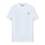 Vivienne Westwood T-shirt med logotyp White, Herr