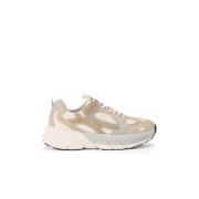 Iceberg Atletikinspirerade sneakers med EVA-gummisula Beige, Herr