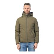 YES ZEE Grön huva softshell jacka Green, Herr