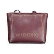 Valentino by Mario Valentino Röd Polyeten Handväska Red, Dam