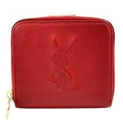 Yves Saint Laurent Vintage Pre-owned Laeder plnbcker Red, Dam