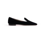 Prosperine Komfort Ballerina Slipper Lädersula Black, Dam