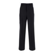 Ami Paris Midnight Blue Wool Pants Blue, Herr