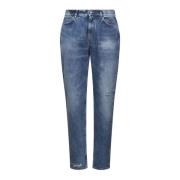 Givenchy Denim Slim Fit Distressed Jeans Blue, Herr