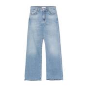 Pinko Blå Jeans med Klassiska Fem Fickor Blue, Dam