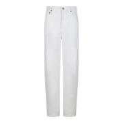 Golden Goose Kim Färgade Bull Denim Jeans White, Dam