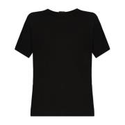 Y-3 T-shirt med rund halsringning Black, Dam