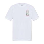 Casablanca Tryckt T-shirt White, Dam