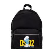 Dsquared2 Ryggsäck med logotyp Black, Herr