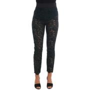 Dolce & Gabbana Leggings Green, Dam