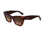 Salvatore Ferragamo Brun Gradient Solglasögon Sf929Sn 219 Brown, Unise...