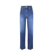 Liu Jo Blå Denim Flare Jeans Blue, Dam