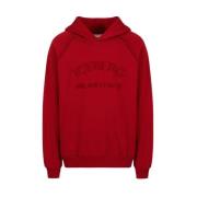 Iceberg Hoodie med huva och logotyp Red, Herr