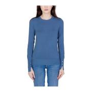 Guess Bomull Jersey Tops & T-Shirts Blue, Dam