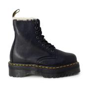 Dr. Martens Läder Vinterkänga Damkollektion Black, Dam