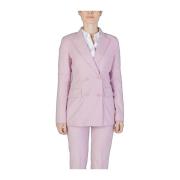 Sandro Ferrone Vår/Sommar Viskos Blazer Kollektion Pink, Dam