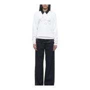 John Richmond Dam Sweatshirt Trendig Stil White, Dam