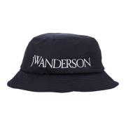 JW Anderson Logo Bucket Hat Black, Unisex