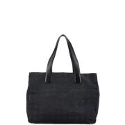 Chanel Vintage Pre-owned Canvas chanel-vskor Black, Dam