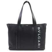 Bvlgari Vintage Pre-owned Laeder axelremsvskor Black, Dam